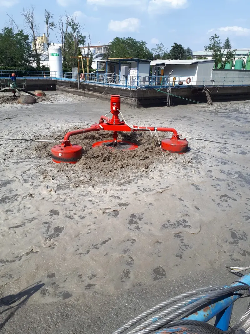 SCM ASP low speed surface aerator turbine